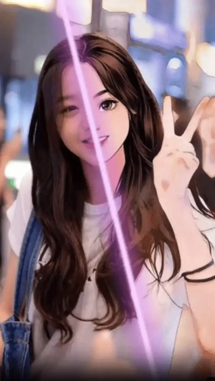 Anime Face CapCut Template