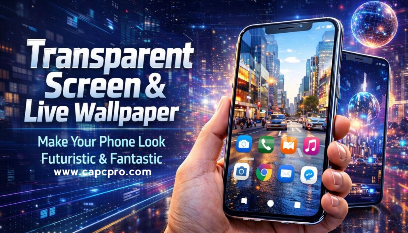 Transparent Screen and live wallpaper