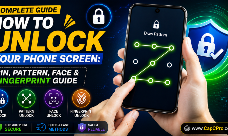 How to Unlock Your Phone Screen: PIN, Pattern, Face & Fingerprint Guide